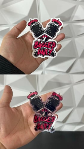 استيكر bagged daily