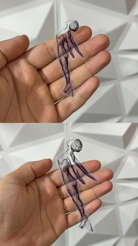 استيكر خرفشه تمثال