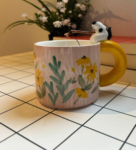 كوب القط مع سنارة صيد