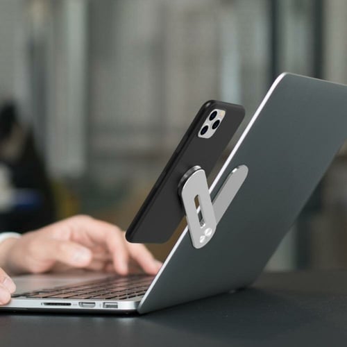 حامل جوال يثبت على كمبيوتر محمول لاب توب يعمل بالم...