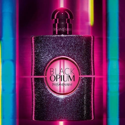 عطر بلاك اوبيوم ايف سان لوران او دي برفيوم نيون لل...