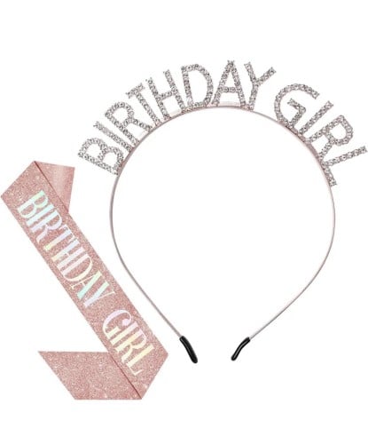 طوق ووشاح الbirthday