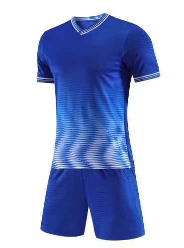 طقم حوري ساده مع شورت ازرق مع ابيض