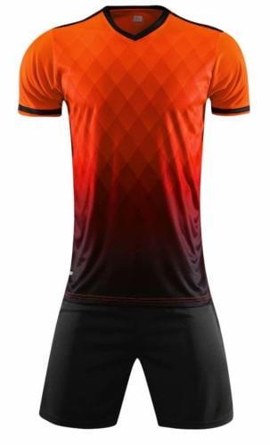 طقم حوري ساده مع شورت برتقالي