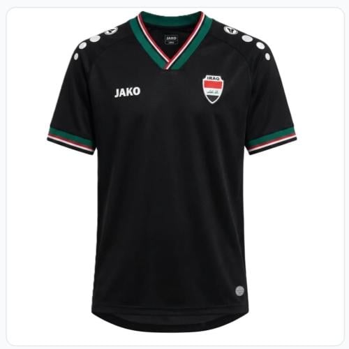 تيشيرت منتخب العراق اسود نسخة الجمهور كاس العالم 2...