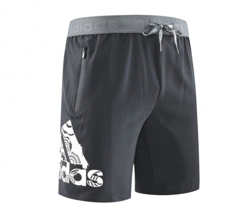 شورت اديداس رمادي