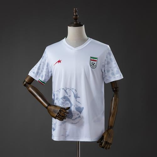 تيشيرت منتخب ايران ابيض نسخة الجمهور كاس العالم 20...