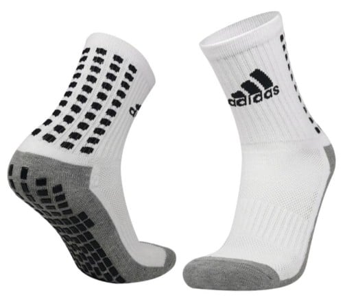 شراب جورب اديداس مانع انزلاق ابيض