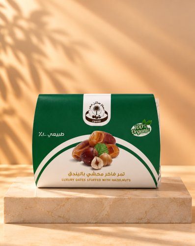 تمر خلاص فاخر محشو بالبندق