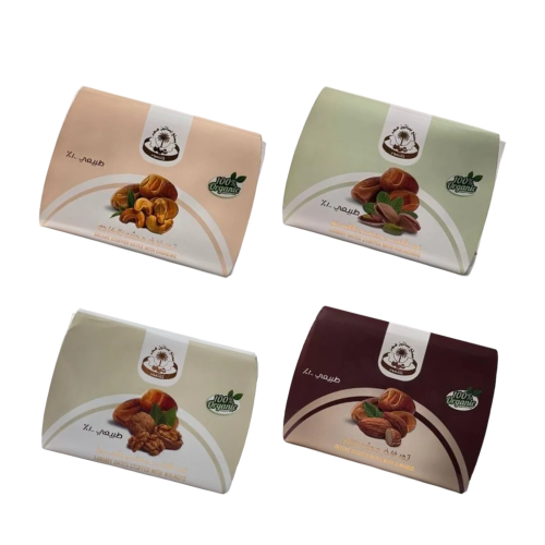 بكج التمور المحشية بـ 4 أنواع