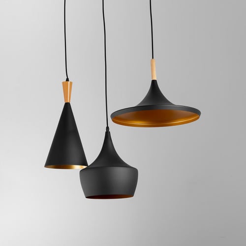 علاقي مفرد معدني اسود بسيط