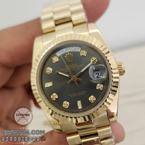 ساعة رولكس داي ديت مقاس 36 اوتوماتيك - فصوص