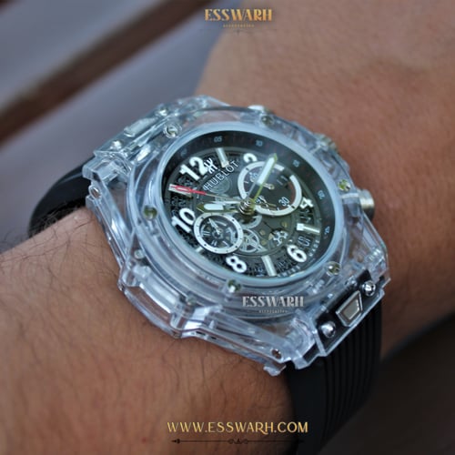 ساعة هوبلوت بيق بانق يونيكو مقاس 42 موديل رجالي