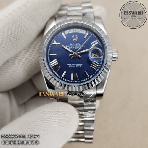 ساعة رولكس داي ديت ارقام لاتينية مقاس 36 اوتوماتيك