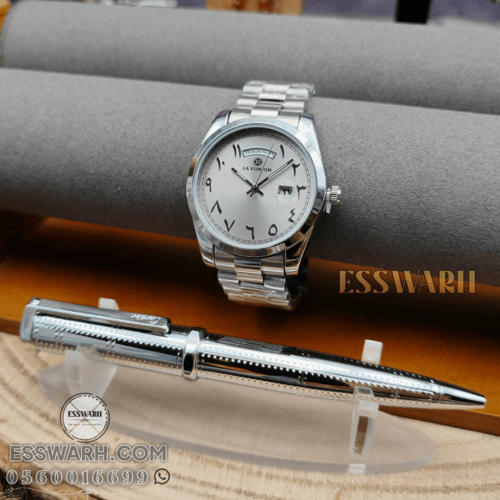 طقم رجالي ساعة و قلم PW012