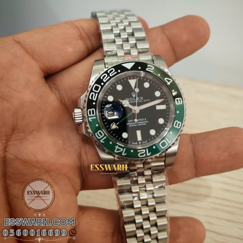 ساعة رولكس جي ام تي ماستر 2 سبرايت مقاس 40 اوتومات...