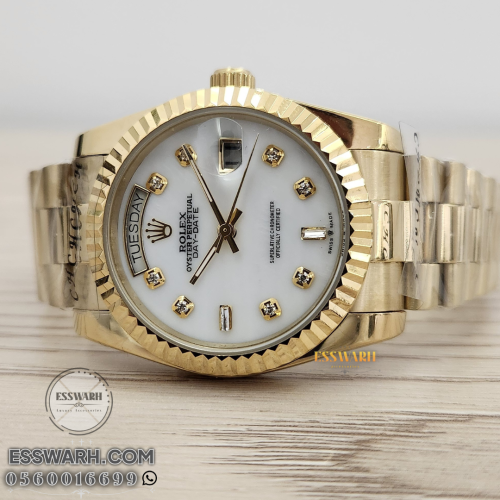 ساعة رولكس داي ديت مقاس 36 اوتوماتيك - فصوص