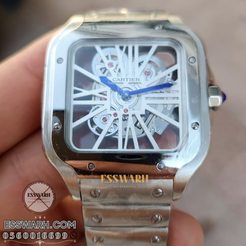 ساعة كارتير سانتوس دو سكيليتون مقاس 40