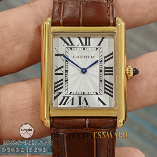 ساعة كارتير تانك موست مقاس 34.8مم x مم27.4 حجم متو...