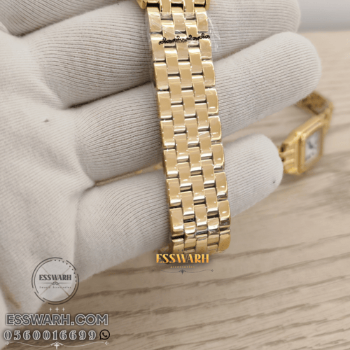 ساعة كارتير بانثر النسائية - مقاسين 23 - 29 - ذهبي...