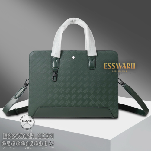 Montblanc Master Quality Laptop Bag, Model No. MBMB002, Olive Green