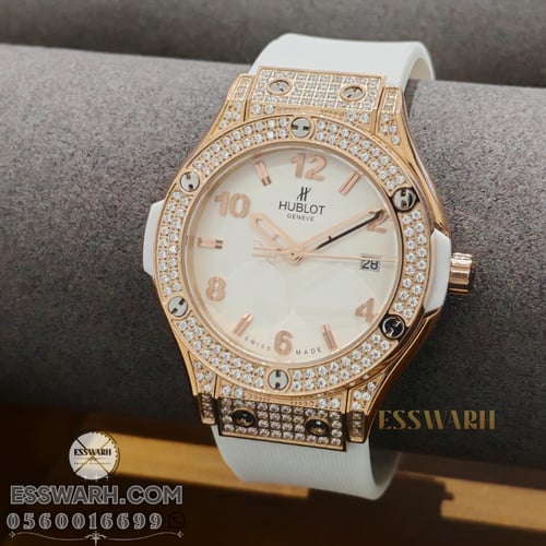 ساعة هوبلوت كلاسيك فيوجن - موديل نسائي مقاس 38 ملم...