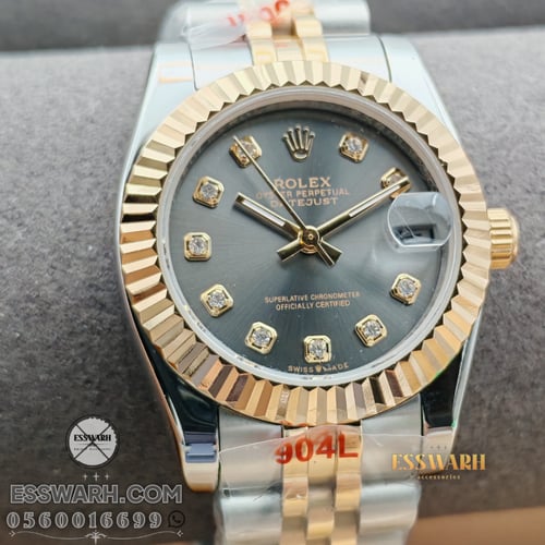 ساعة رولكس ديت جست - موديل نسائي - مقاس 31