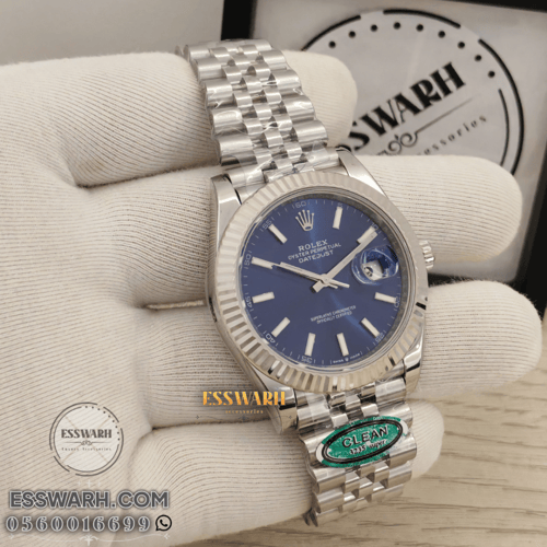 ساعة رولكس ديت جست ماستر كوالتي مكينة سويسرية مقاس...