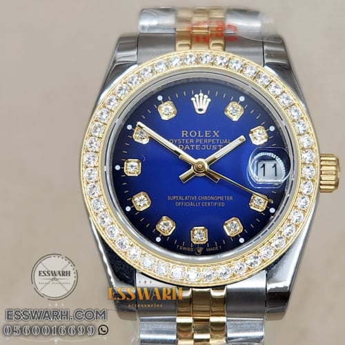 ساعة رولكس ديت جست - موديل نسائي - مقاس 31