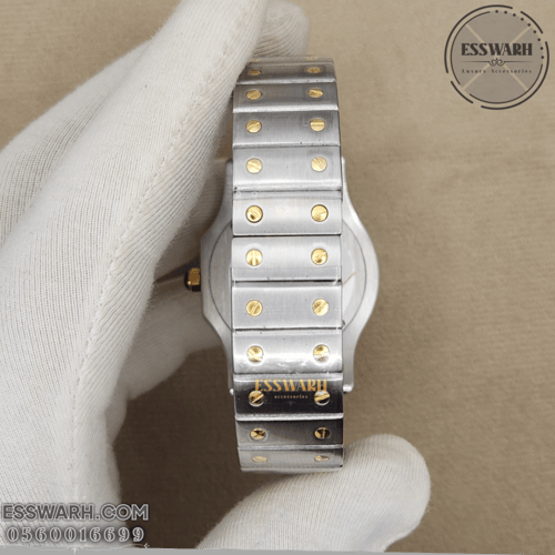 ساعة كارتير سانتوس اوكتاجون - مقاس 36 صغير - مينا...