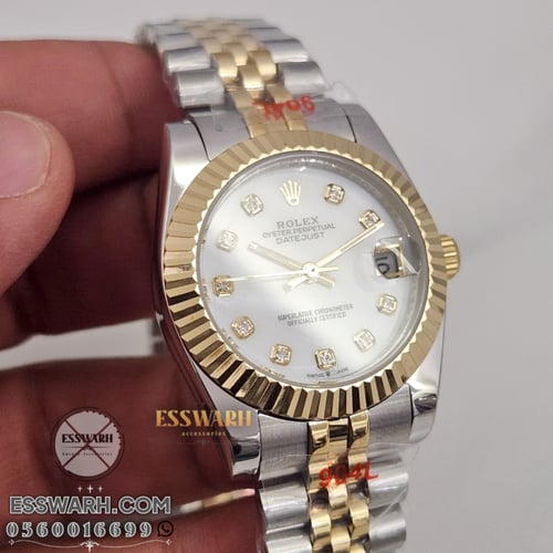 ساعة رولكس ديت جست - موديل نسائي - مقاس 31