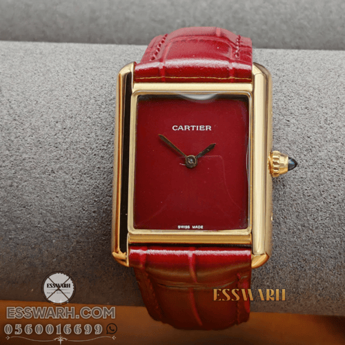 ساعة كارتير تانك موست مقاس 33.7 x 25.5 mm حجم صغير