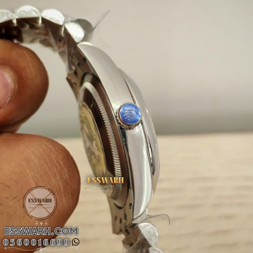 ساعة رولكس ديت جست ماستر كوالتي مكينة سويسرية مقاس...