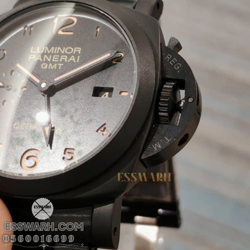 ساعة بانيراي لومينور جي ام تي - سيراميك مقاس 44 مل...