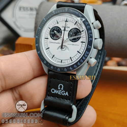 ساعة اوميقا سواتش - مقاس 40 بطاريات -موديل رقم OMG...