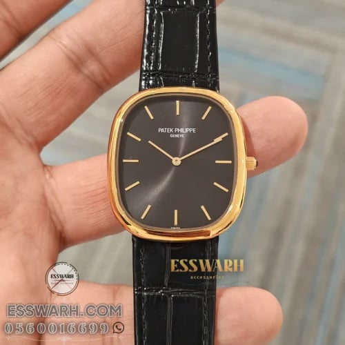 ساعة باتيك فيليب قولدن اليبس Golden Ellipse سوبر كوالتي مقاس 39.5 ملم كلاسيك