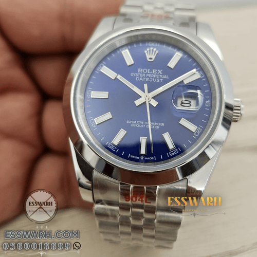 ساعة رولكس ديت جست مقاس 41 سوبر كوالتي ايطار ناعم...