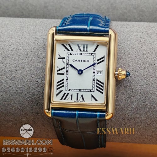 ساعة كارتير تانك موست مقاس 33.7 x 25.5 mm حجم صغير