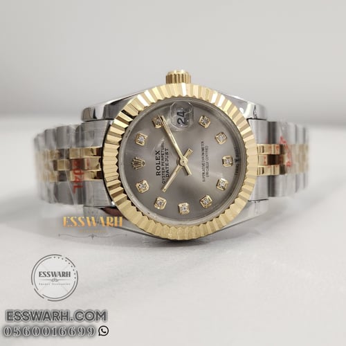 ساعة رولكس ديت جست - موديل نسائي - مقاس 31