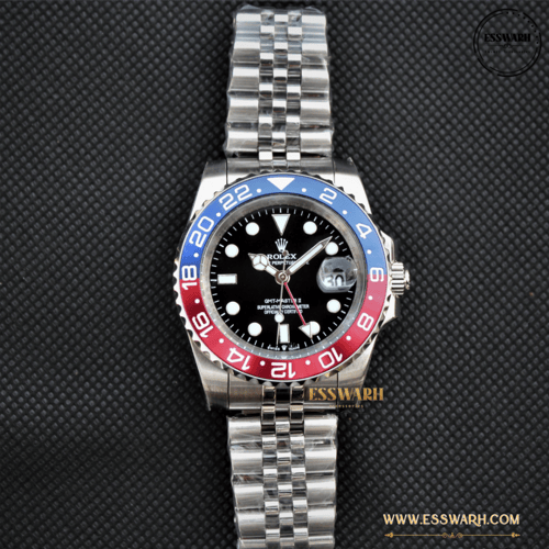 ساعة رولكس جي ام تي ماستر 2 مقاس 40بطاريات - بيبسي