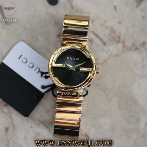 ساعة قوتشي Gucci موديل نسائي مقاس 34