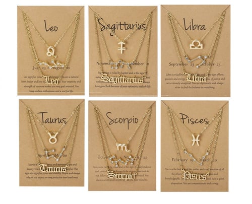 سلسال الابراج الفاخر مكون من ثلاث سلاسل ( الرمز و...