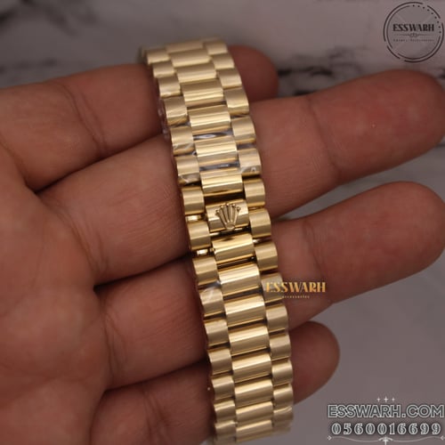 ساعة رولكس داي ديت مقاس 41 - ذهبية