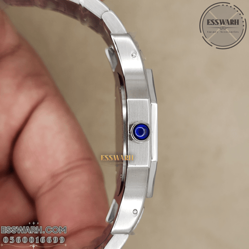 ساعة كارتير سانتوس اوكتاجون - مقاس 36 صغير - مينا...