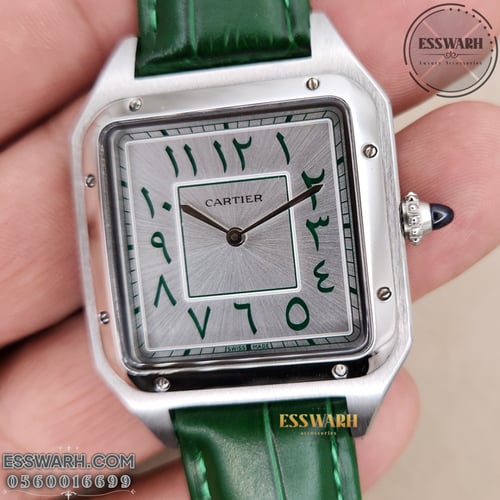 ساعة كارتير سانتوس دومو العربية مقاس 40