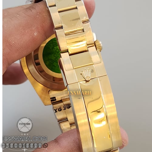 ساعة رولكس سابمارينر - مقاس 41 - ذهبي كامل