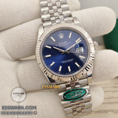 ساعة رولكس ديت جست ماستر كوالتي مكينة سويسرية مقاس...