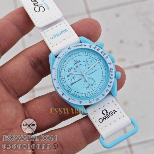 ساعة اوميقا سواتش - مقاس 40 بطاريات -موديل رقم OMG...