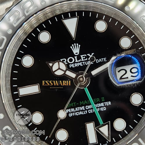 ساعة رولكس جي ام تي 2 بروس واين الجديدة 2024 - سوب...