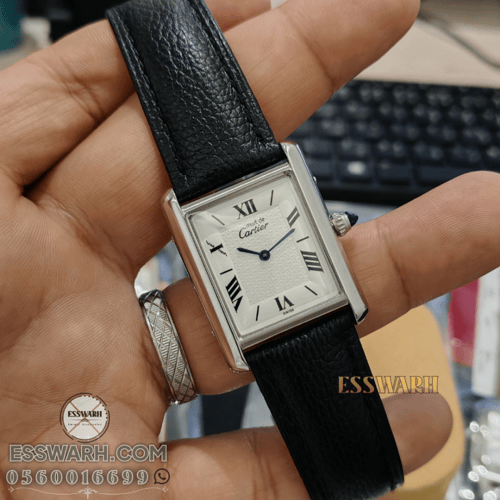 ساعة كارتير تانك موست مقاس 33.7 x 25.5 mm صغير - ا...